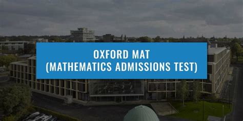 how hard is the mat test|what is the oxford mat test.